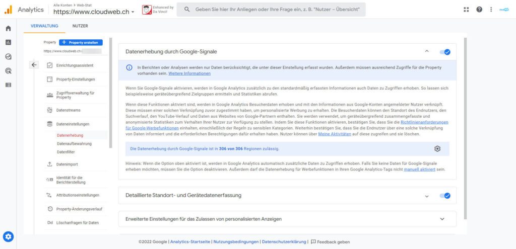 Google Signals in GA4