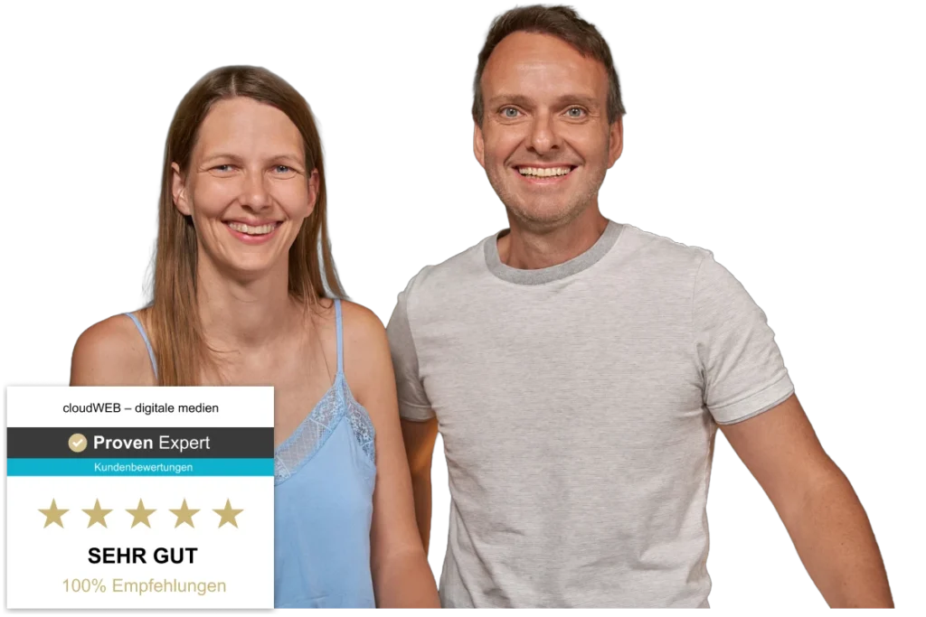 Martina & Thomas haben die WordPress Agentur von ca. 15 Jahren gegründet