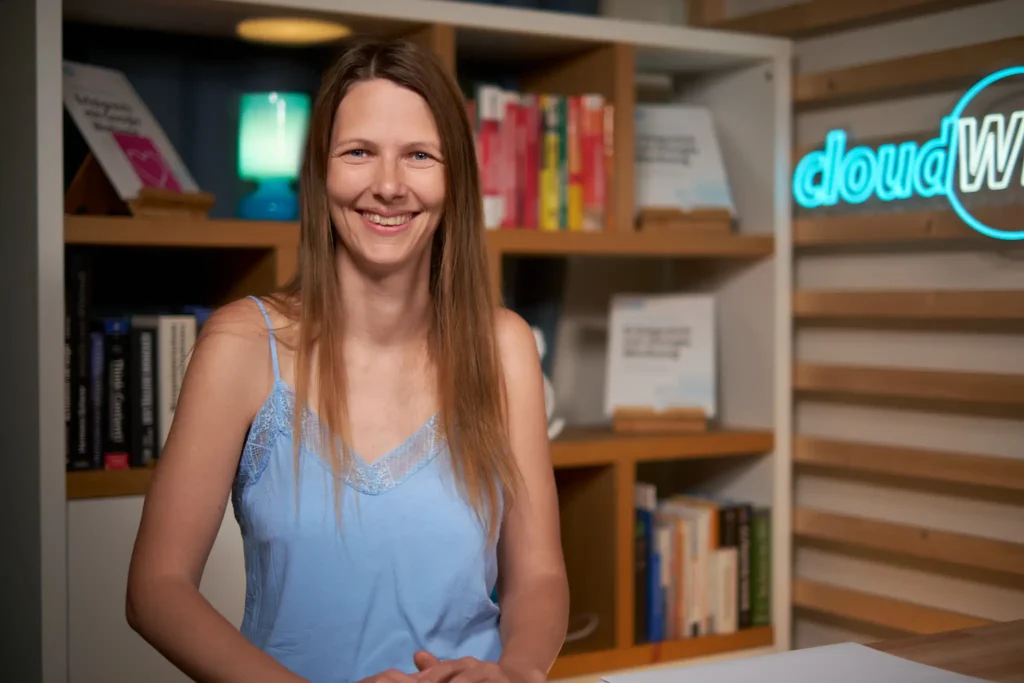 Martina, Geschäftsführerin und WordPress Fan