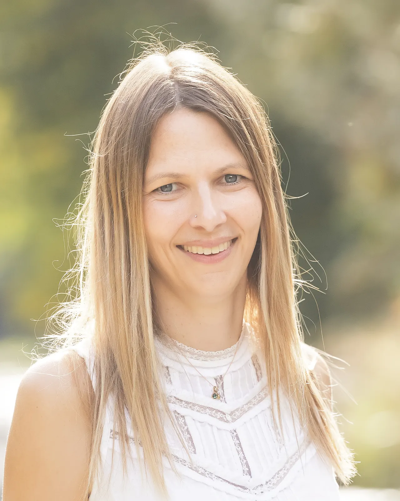 Martina Bernet, Inhaberin von cloudWEB, am Wehr
